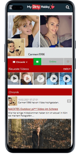 Carmen1996 bei MyDirtyHobby